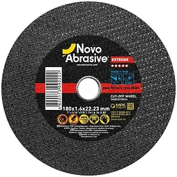 Диск вiдрiзний по металу NovoAbrasive 180мм х 1,6мм х 22,23мм Extreme 41