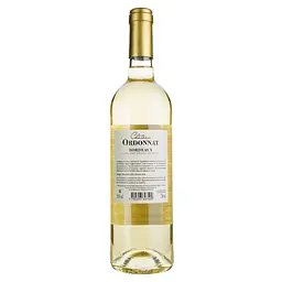 Вино Chateau Ordonnat Bordeaux AOP, біле, сухе, 0,75 л - мініатюра 4