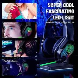 Дротова ігрова гарнітура Onikuma Gaming with RGB LED X3, USB, 3.5mm, 2.2m, black - мініатюра 8
