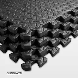 Татамі мат EasyFit SwallowTail 4 шт (60х60х1 см) пазл хвіст ластівки з бортиком - мініатюра 4