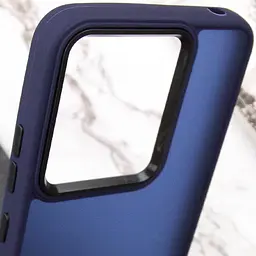 Чохол TPU+PC Lyon Frosted для Motorola Edge 60 Fusion Navy Blue - мініатюра 5