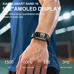 Фітнес-браслет Xiaomi Smart Band 10 Midnight Black (BHR07PYGL) - мініатюра 3
