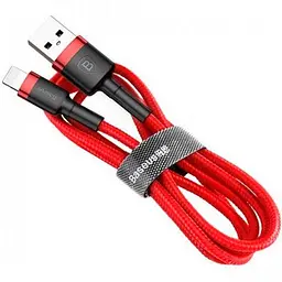 Кабель Baseus Сafule Cable USB to Lightning 2.4A 2m CALKLF-C09 Red - мініатюра 3