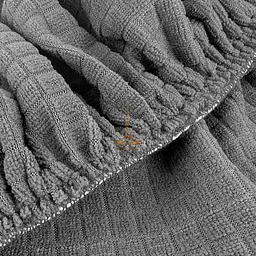 Чохол Love You Corn Fleece на стілець сірий (83185) - мініатюра 2