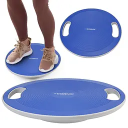 Балансувальна платформа Cornix кругла, пластикова Blue/Grey XR-0445 - мініатюра 2