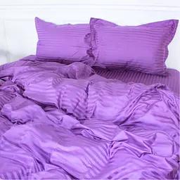 Постільна білизна MirSon Satin Stripe 30-0009 Purple 110х140 дитячий (2200005246139) - мініатюра 2