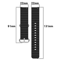 Універсальний ремінець для смарт-годинників Ocean Band 22mm Orange [84197] - мініатюра 3