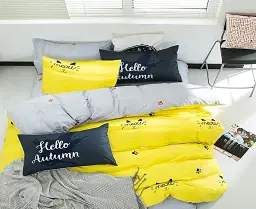 Комплект постільної білизни з компаньйоном TAG Tekstil R4154 Сімейний