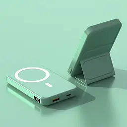 Портативний ЗП Power Bank JJT-A27-1 PD20W+QC 22.5W з БЗП 10000 mAh Green - мініатюра 2