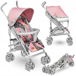 Коляска прогулянкова Lionelo Elia Tropical Pink, рожевий (LO-ELIA TROPICAL PINK) - мініатюра 8