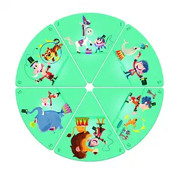 Настільна гра Janod Happy Families Цирк (J02755) - мініатюра 5