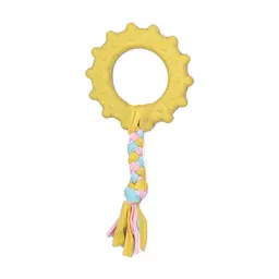 Жувальна іграшка для собак Derby Round ring with cotton rope