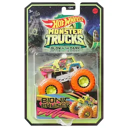 Базова машинка-позашляховик Hot Wheels Monster Trucks Power Сяючі в темряві 1:64 в асортименті (HCB50) - мініатюра 10