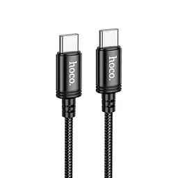 Кабель HOCO X89 Wind 60W charging data cable Type-C to Type-C чорний - мініатюра 2