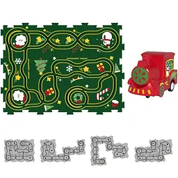 Розвиваюча іграшка-пазл Epik SHT XDL588-19 Merry Christmas 13 pcs Green - мініатюра 2