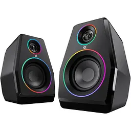 Акустична система 2.0 Defender Solar 10, 10Вт, Bluetooth, RGB підсвітка, USB, чорна - мініатюра 6