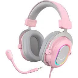 Навушники Fifine RGB рожеві (H6P) - мініатюра 3