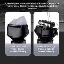 Електробритва ShowSee F601-BK Black - мініатюра 4