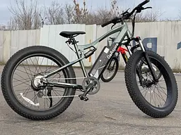 Електровелосипед Фетбайк ReAspire BAFANG 26 дюймів (750W, 48V, 16Ah) Зелений - мініатюра 3