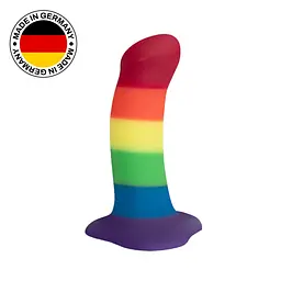 Фаллоимитатор Fun Factory Amor Pride Edition, 14.6 см (радужный)