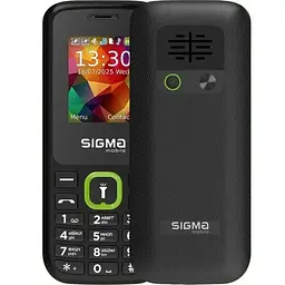 Мобільний телефон mobile X-style 171 Mini, Black-Green Sigma teh0024005