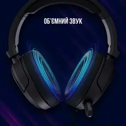 Навушники Lorgar Kaya 460 Gaming RGB USB Black (LRG-GHS460) - мініатюра 7
