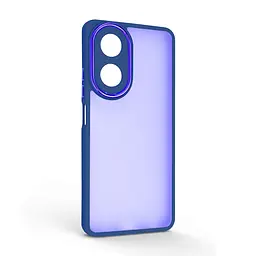 Защитный чехол для OPPO A58 4G, Shade, синий, TPU+PC, матовый, защита всего корпуса, панель-накладка, противоударный, с высокими бортами, амортизирует удары при падениях, ArmorStandart (ARM73440)