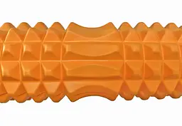 Масажний ролик EasyFit Grid Roller 33 см v.1.2 Помаранчевий - мініатюра 2