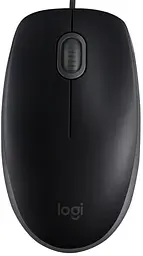 Миша Logitech B110 Silent USB black (910-005508)