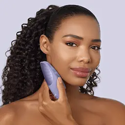 Електронна звукова термощітка для обличчя GESKE Sonic Thermo Facial Brush 6 в 1 фіолетова - мініатюра 6