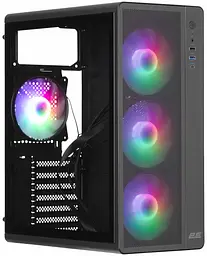 Корпус Credo Plus V510B без БЖ 1xUSB3.0 1х USB 2.0 1xUSB Type-C 4x120мм RGB Rainbow V 2E Gaming teh0018920