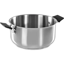 Кастрюля Barazzoni Carati Inox 170102024 24 см 4.7 л серебристая