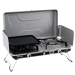Портативна газова плитка Outwell Merapi Pro Duo Deluxe (651270) - мініатюра 1