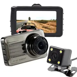 Автомобільний відеореєстратор DVR 666+ з розширеним функціоналом для запису дороги Чорний