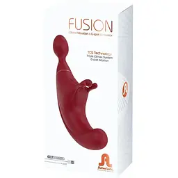 Супервібромасажер 3 в 1 Adrien Lastic Fusion вібрації та пульсуючий кінчик - мініатюра 3