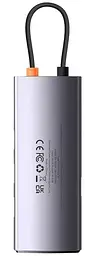 USB-Хаб Baseus Metal Gleam Series 4-in-1 (4xUSB3.0) gray (WKWG070013) - мініатюра 4