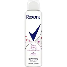 Антиперспірант аерозоль Rexona White Flower & Lychee 150 мл