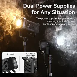 Відеосвітло Ulanzi Vijim 200W Bi-color Video Light (L079CNA1 VL-200Bi) (без блока живлення) (L079CNA1) - мініатюра 9