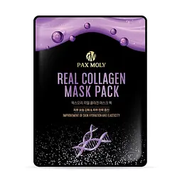 Маска тканинна Pax Moly Real Collagen з колагеном
