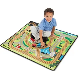 Килимок ігровий Melissa & Doug Залізниця з паровозиками (MD19554) - мініатюра 7