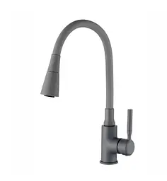Змішувач для кухні Zerix Atrium-011-T Graphite Refl.Gray (ZX6107)