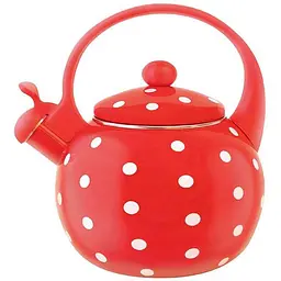 Чайник INTEROS 2,2л зі свистком FT7 RED HANDLE PEA
