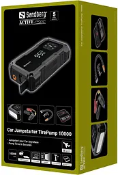 Автомобільний Jump Starter TirePump, компрессор 150PSI 10000mAh USB-A, USB-C, ліхтар 2W Sandberg - мініатюра 7