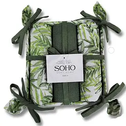 Набір рушників кухонних бавовна 100% SOHO Flower 40х60 см 3 шт (BS 45539H) - мініатюра 4