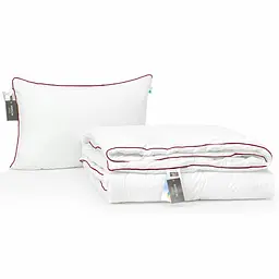Набір MirSon шовковий №9528 Deluxe Hand Made Silk Kapok літо ковдра 200х220 см + 2 подушки білий (2200010805550) - мініатюра 2