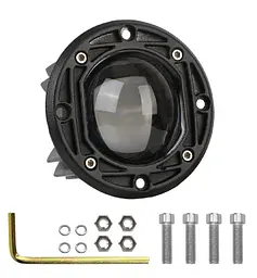 Фара додаткова Bi-LED Кругла 75x50 мм S-28 20W 10-80V W/Y 4 360 (Біле та Жовте Світло)