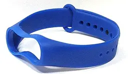 Силіконовий ремінець для фітнес браслета XiaomiXiaomi Band 3 4 Blue Синій