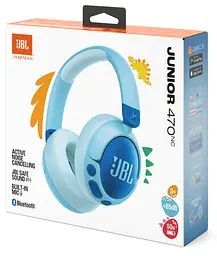 Гарнітура JBL JR470NC Синій (JBLJR470NCBLU) (7065596) - мініатюра 4