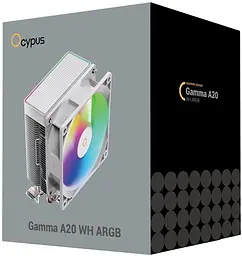 Кулер для процесора Ocypus Gamma A20 ARGB White (GAMMA-A20-WH1AAWN00F-GL) - мініатюра 9