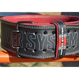 Пояс для важкої атлетики Power System PS-3830 Black/Red XL - мініатюра 4